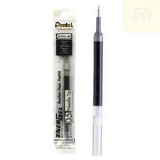 솔이월드 펜텔 에너겔 메탈포인트 리필심 LRN5-A 0.5mm 흑색 / 니들팁 12개입 볼펜심, 단일