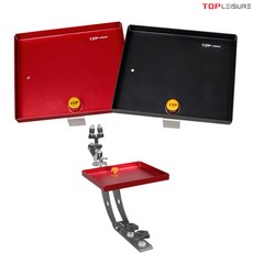 탑레져 마스터 에보 다용도 받침틀선반 경첩형 낚시선반, 레드