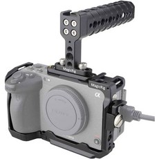 소니 FX3 FX30용 카메라 케이지 키트 상단 핸들 포함 HDMI 케이블 클램프 및 NATO 레일 원래 XLR 핸들과 호환, 소니 FX3 FX30용 상단 핸들이 있는 카메라 케이지