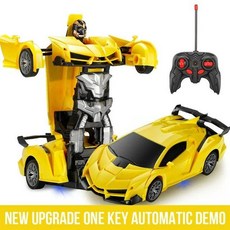 RC카 변신로봇카 2in1 스포츠카 무선조종, 1개, C