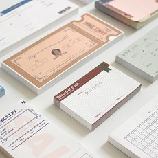 다꾸 떡메모지 다이어리꾸미기 떡메 10종, 영화관람티켓떡메, 1개