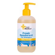 Mypet Doctor 除臭防護寵物沐浴露 寶寶爽身粉香氣 敏感肌 低刺激 專利配方 狗貓洗澡 洗毛精, 300g, 1個