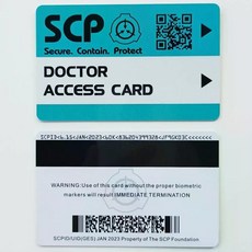 SCP scp 재단 키 만능 카드 1 2 3 4 5 등급, DOCTOR