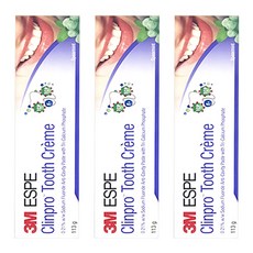 쓰리엠 ESPE 클린프로 치약 스피아민트, 3개, 113g