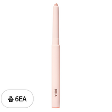 삐아 라스트 파우더 애교살 펜슬 아이섀도 0.7g, 03 복숭아 우유, 6개