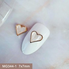 브 하트 꽃 크리스마스 트리 네일 아트 지르콘 진주 크리스탈 금속 매니큐어 손톱 액세서리 장식 매력 용품 10 개