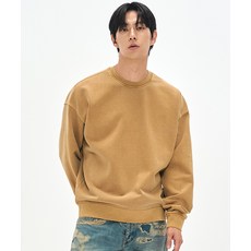 [소버먼트] 980G 피그먼트 맨투맨-카멜-