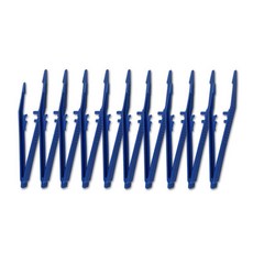 대한 일회용 멸균 포셉 PVC 플라스틱 드레싱용 의료용 핀셋, 10개