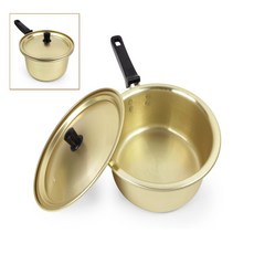 두온 편수 양은냄비 자취생 알루미늄 포차 주점 캠핑 업소용 식당, 1세트, 황색, 16cm