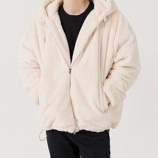 Bikend studio 中性款刷毛連帽拉鍊長袖外套