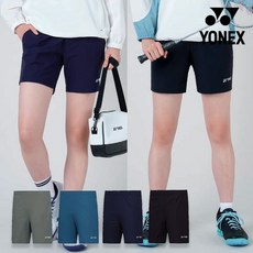 요넥스 반바지 2025SS 251PH004F 여성 배드민턴 우븐 4부 팬츠 스포츠 하의 오남스포츠