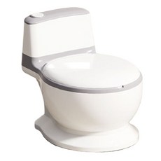 哩哩摳摳 加寬加大兒童馬桶, 亮面馬桶(灰色沒有沖水聲)