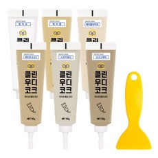 철물팩토리 연성메꿈제 마루 바닥 흠집 보수 6개입, 1개, E세트