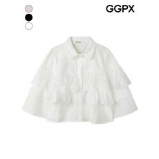 GGPX 러블리 캉캉 레이스 블라우스 (GQ5SH021F)