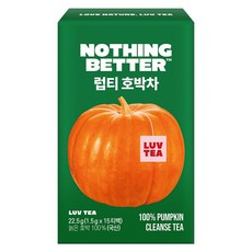 럽티 호박차, 1.5g, 15개입, 1개