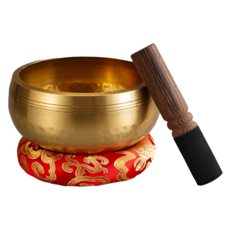 하루템 수공예 네팔 싱잉볼 명상종 입문용 스트레스 완화, 1개, 소형(8cm)