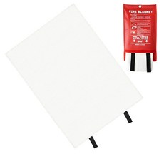 hiino kano 방염 시트 모닥불 시트 대형 스패터 시트 대형 긴급 대응 환경에 친절한 보관용 가방 포함 유리섬유 용접 내열 불꽃놀이 방염 캠프 바비큐용 버너 (2M×2