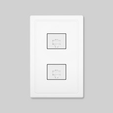 베코 보노 화이트 전기 통신 인터넷 8p 2구, 1개