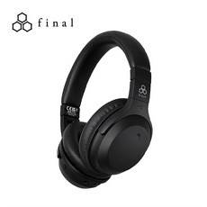 日本【Final】UX2000 藍牙 降噪 耳罩式 耳機 耳罩式耳機 藍牙5.3 低延遲 遊戲模式 Hybrid 降噪, 黑色, UX2000