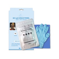 엠씨랩 싱크대 상판 싱크볼 스테인레스 수전 얼룩 물때 갈변 백화 잔기스 제거 스크레치 타올, 1개