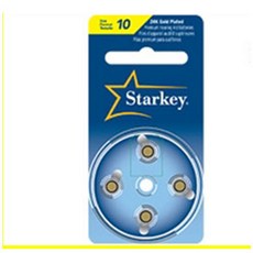 스타키보청기 10번 배터리 노랑색 1박스 40알 고막형보청기, 10번 노랑, 1세트