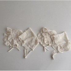 여아 아기 레이스모자 나비플라워보넷모자