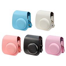 [정품] 인스탁스 미니11 전용케이스 가죽가방+스트랩, 1개, 라일락퍼플