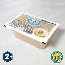 국내산 우뭇가사리 우무채, 500g, 2개