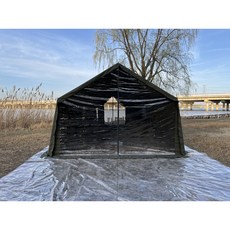 DIA DAMO 디아다모 에어텐트9 쉘터, 면혼방, 기본폴대+확장폴대4개, 베이지