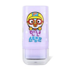뽀로로 캐릭터 보라색 사각 칭찬토이 스탬프 참잘했어요 도장
