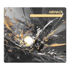 Crit Gaming Airwalk 밸런스 컨트롤 게이밍 마우스패드 450 x 400 x 4 mm, 1개, LN-002