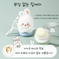 어린이/아기 입술케어 립밤 풍부한 보습과 갈라짐 예방 바세린 함유로 보호막 형성 겨울 필수 아이템, 1개, 3.2g, 레몬 향