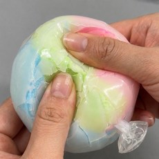 아트박스/굿즈하우스 솜사탕 왁뿌볼 말랑이 왁스볼 스퀴시 왁뿌 스트레스