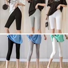 모달 5부 7부 얇은 데일리 레깅스 3종 1세트 204880 레깅스 5부레깅스 7부레깅스 임부레깅스, 7부L