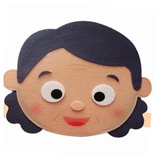 역할놀이머리띠 할머니 1개입 어린이집 연극 선생님