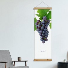 eh934-우드스크롤_40CmX120Cm-주렁주렁열린포도, 상세 설명 참조