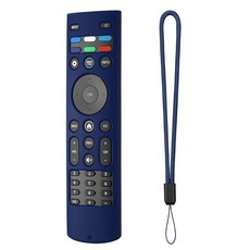 XRT140 TV 컨트롤러 케이스 보호와 호환되는 실리콘 슬리브 쉽게 접근 가능, Navy blue