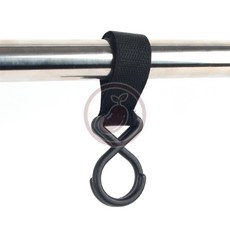 팥들 탈부착걸이 봉걸이, 블랙, 1개