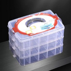 다용도 중형 3단 소품정리함 멀티 박스