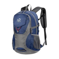 WATER 워터FLY 경량 패커블 하이킹 백팩: 30L 접이식 여행용 데이팩 초경량 캠핑 데이 팩 여성 남성용, 블루