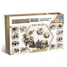 종강 어린이집 책걸이 교회 패트리어트 선물 멀티블록 미사일 블럭완구 연말 12IN1 학원 대량주문