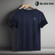블랙야크 공용 라운드 더블 반팔티 2장세트 선물용 기능성 반팔티셔츠 1BYRTXU902