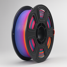 실크 PLA 3D 프린터 필라멘트 1.75mm 듀얼컬러 1KG (광택) 다색 변환 3D 프린터 필라멘트 고정밀도 대부분 FDM 3D프린터 호환, 캔디색