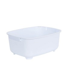 튤리 설거지통 배수형 세척볼, 화이트, 1개