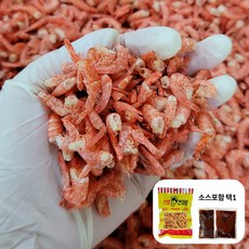 [인생건어물] 건두절새우(소) 100g 건어물 + 만능간장소스 70g 건어물 대용량 업소용, 1개