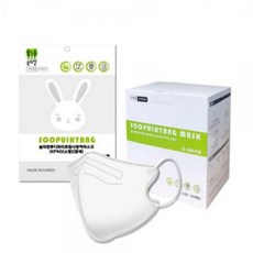 KF94 숲의향 새부리형 마스크 소형 화이트 50매, 50개입, 1세트
