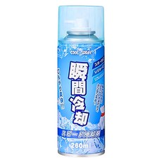 COOL SPRAY 瞬間冷却噴霧 260ml 高壓霧化速冷劑 運動車內降溫適用, 1個