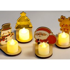 크리스마스 팬시우드 캔들 양초 티라이트, 루돌프