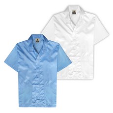 MK 제전방진복 사파리 Y카라 화이트, _WHITE(흰색), 1개