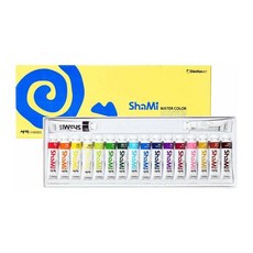 신한 샤미 수채화물감 18색 10ml 미술용품, 상세페이지 참조, 상세페이지 참조